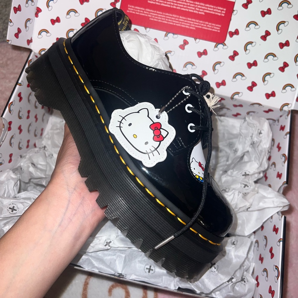 Dr. Martens Hello Kitty Platform Shoes
